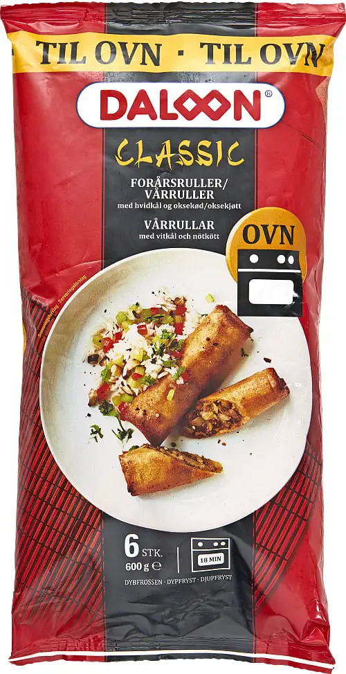 Frosne Forårsruller i Airfryer